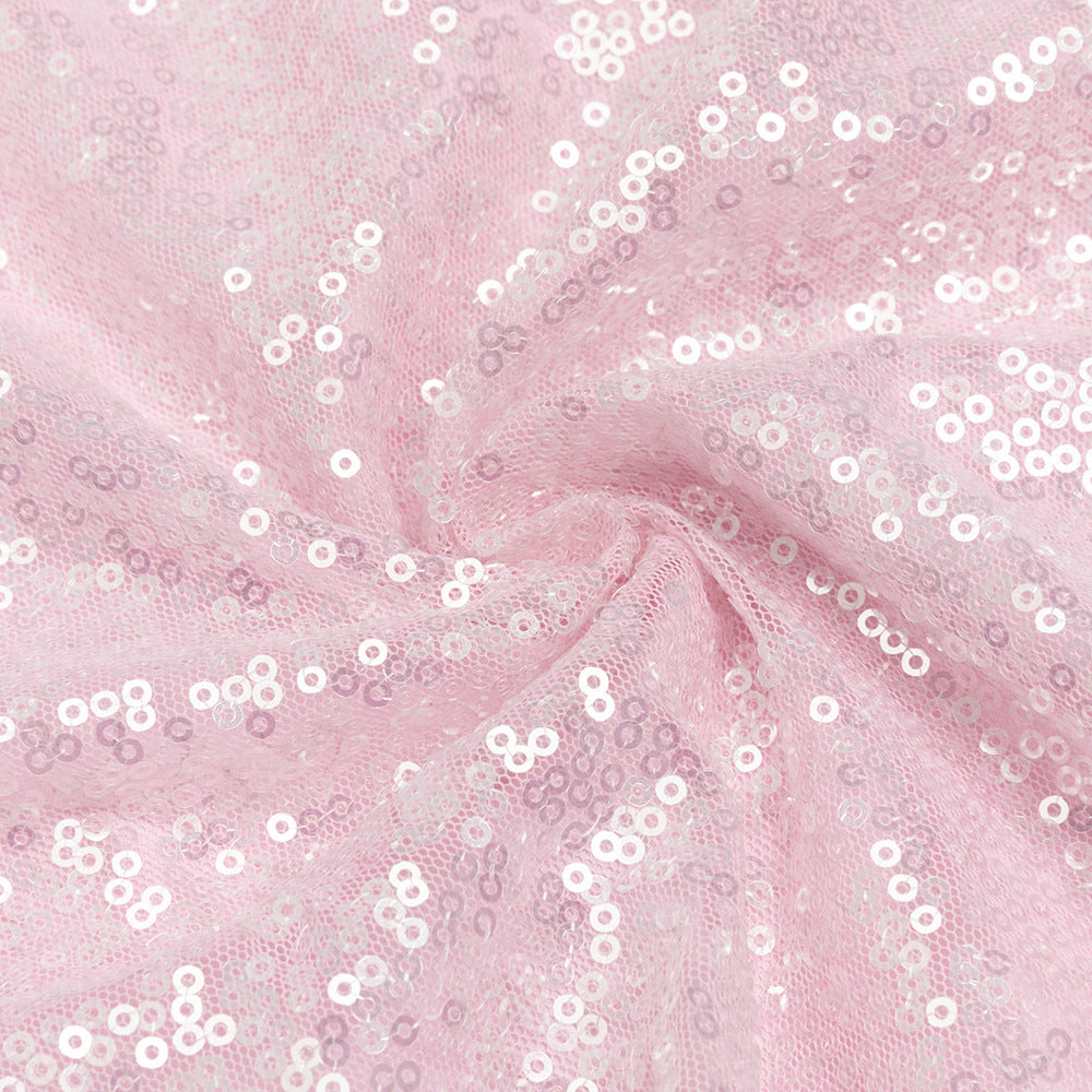 Women's Elegant Fashion Backless Strapless Long Type Sequins Dress Aclosy