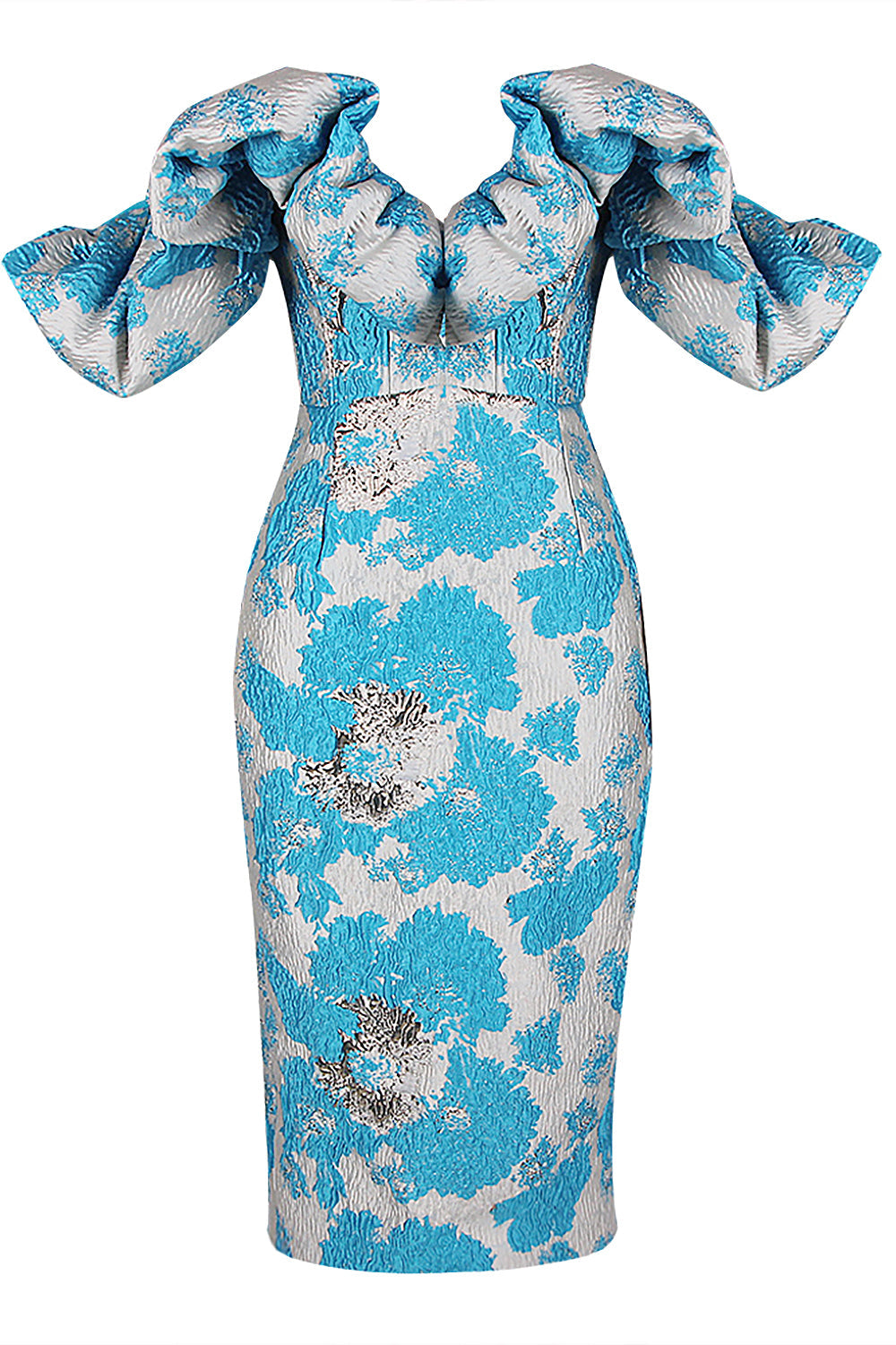 Women's Fashion Temperament Jacquard V-neck Dress Aclosy