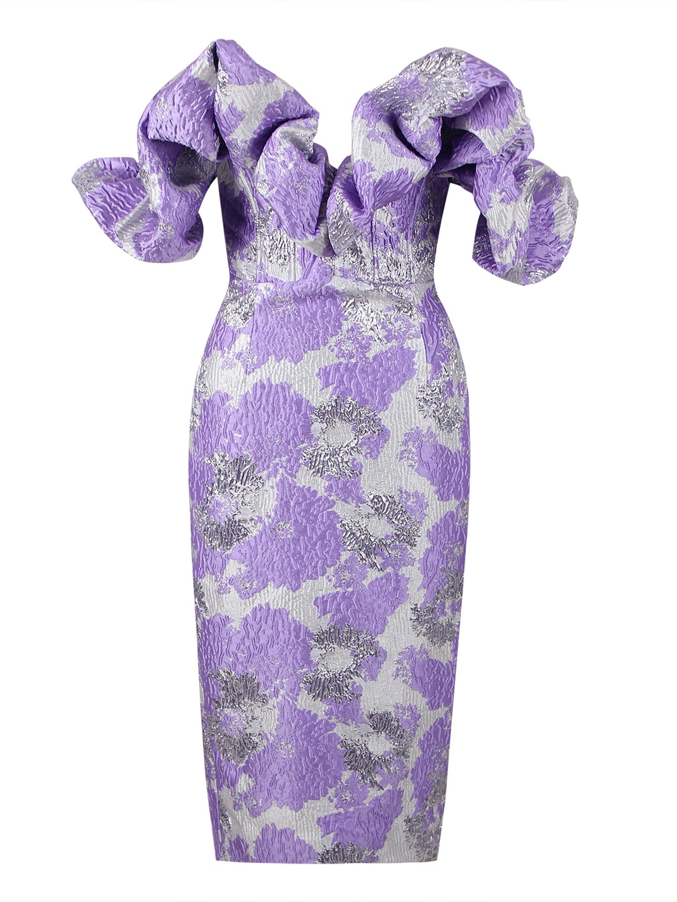 Women's Fashion Temperament Jacquard V-neck Dress Aclosy