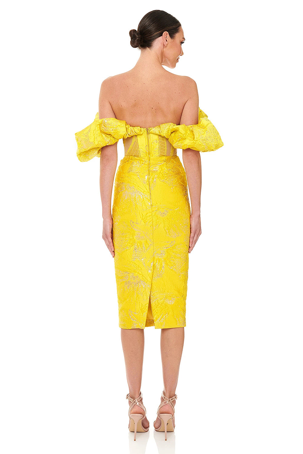 Women's Fashion Temperament Jacquard V-neck Dress Aclosy