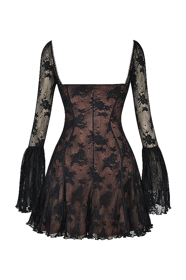 Alyia Chic Lace Corset Dress