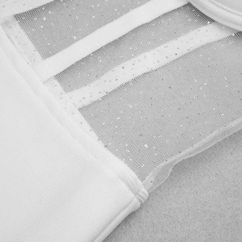 Yarn Long Sleeve Party Wedding Toast Small Dress aclosy