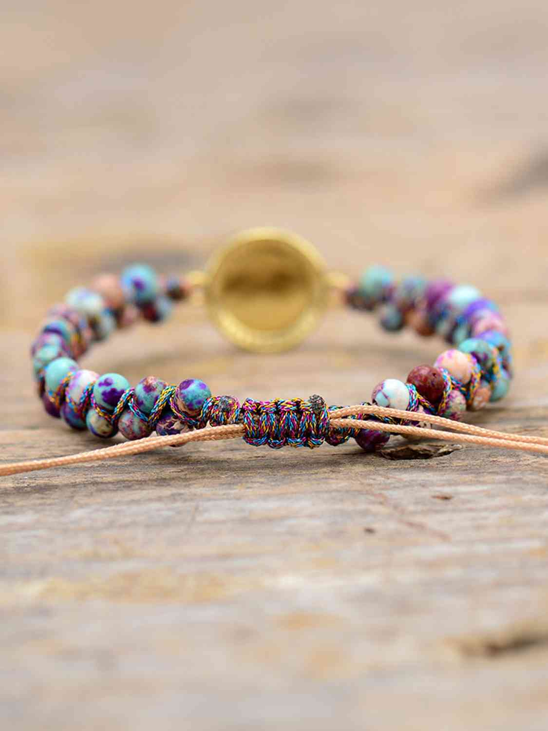 Imperial Jasper Beaded Bracelet Trendsi