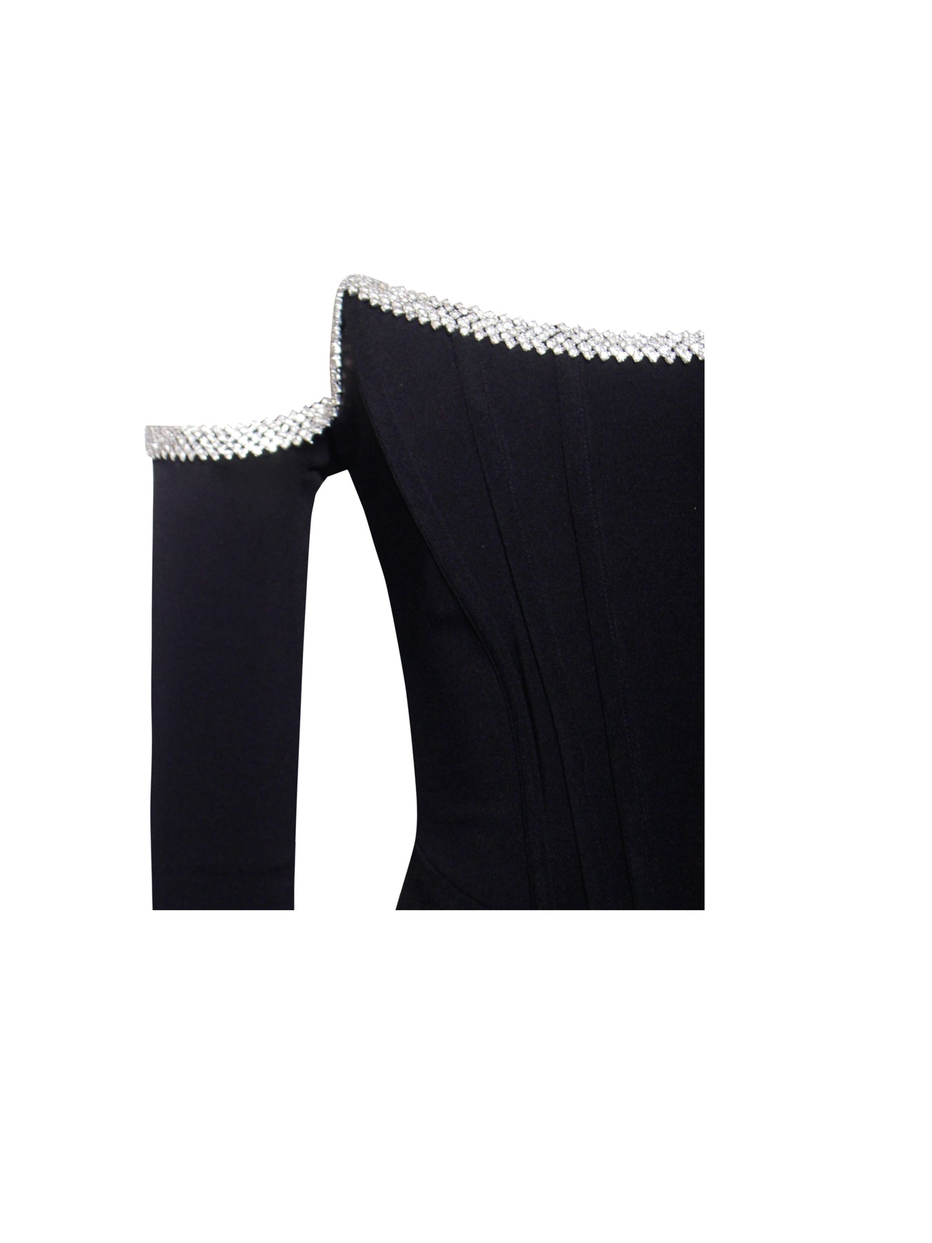 Diamond Long Sleeve Bandage One-piece Dress aclosy