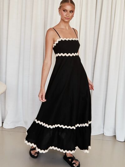long spaghetti strap dress Spaghetti Strap Maxi Dress – Aclosy