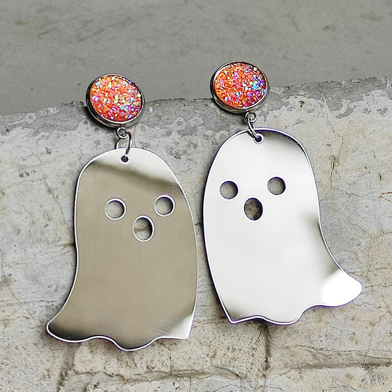 Ghost Shape Acrylic Dangle Earrings Trendsi