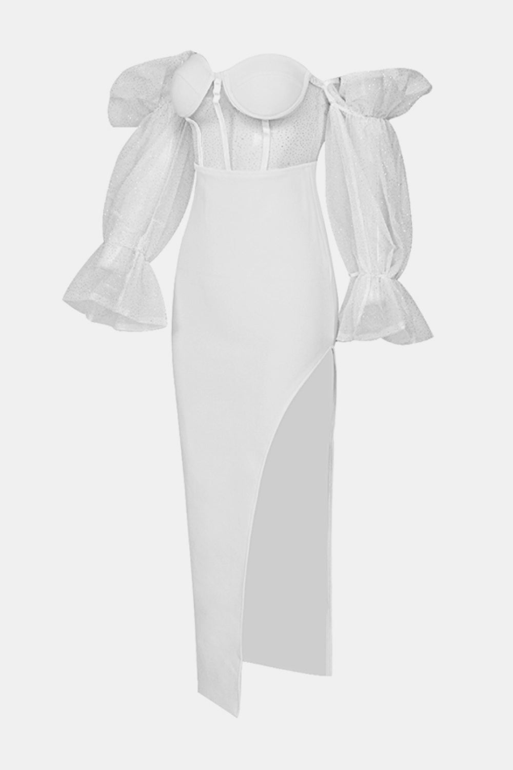 Yarn Long Sleeve Party Wedding Toast Small Dress aclosy