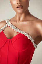 Crystal cocktail Dress aclosy