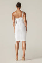 Crystal cocktail Dress aclosy