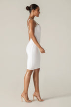 Crystal cocktail Dress aclosy