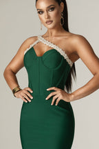 Crystal cocktail Dress aclosy