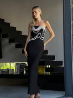 CLERNA STRAPLESS BANDAGE DRESS