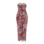 CHIC ELEGANT BACKLESS MAXI DRESS