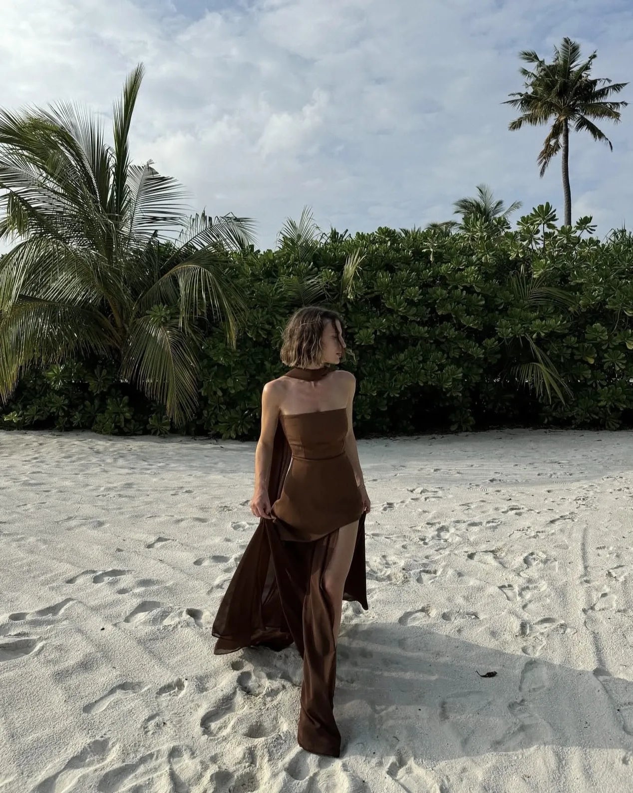 Layered Tube Maxi Dress