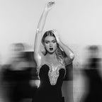 Summer Tube Top V-neck Diamond Black Bandage One-piece Dress aclosy