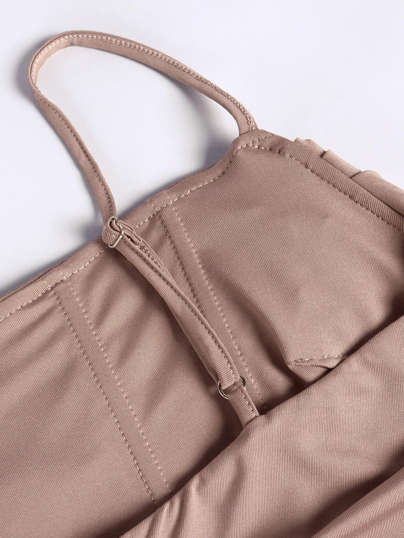 ALANA FISHBONE BACKLESS EVENING MAXI DRESS