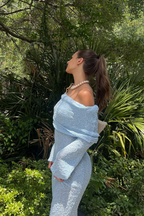 ALLURE BOUCLE MAXI DRESS