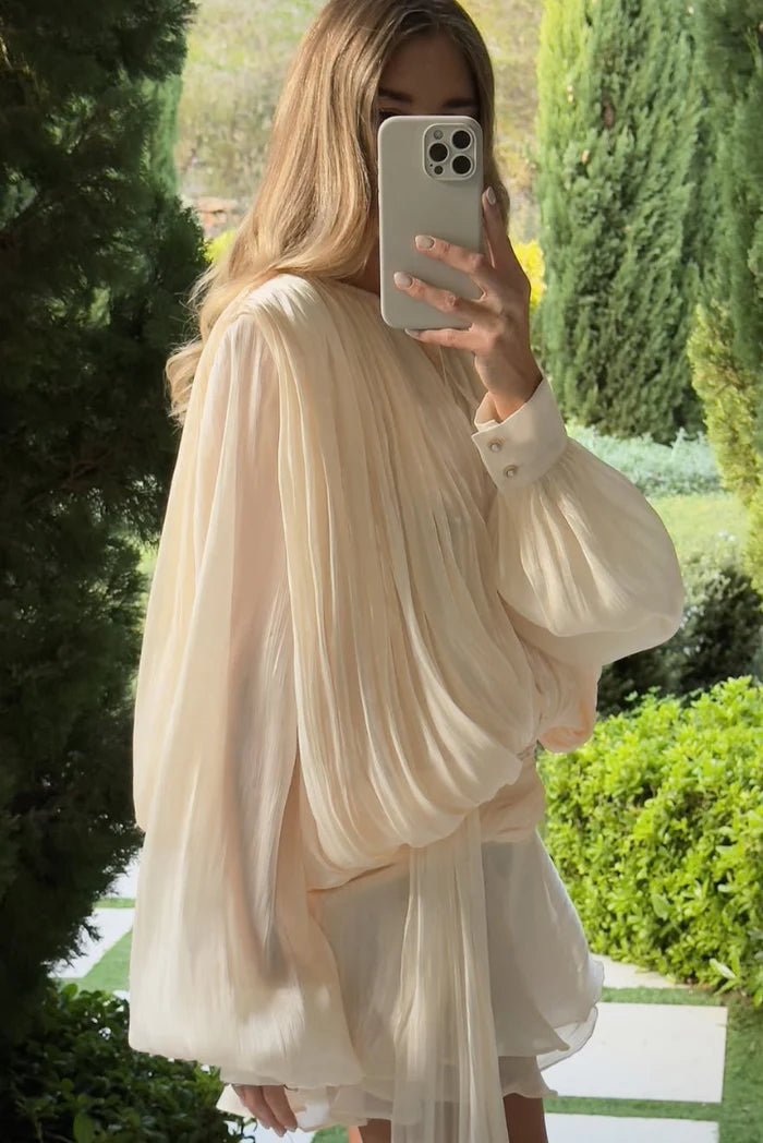 LARA RUFFLE MINI DRESS