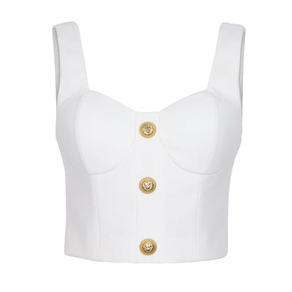 Elegant And Sexy Sleeveless Short Vest Corset Skirt #aclosyESL