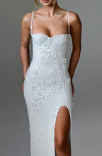 ALANA MAXI DRESS-LINED-BLACK aclosy