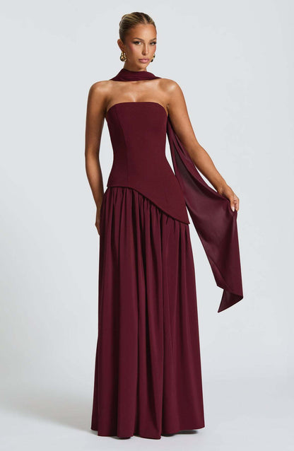 Malana Off shoulder Maxi Dress