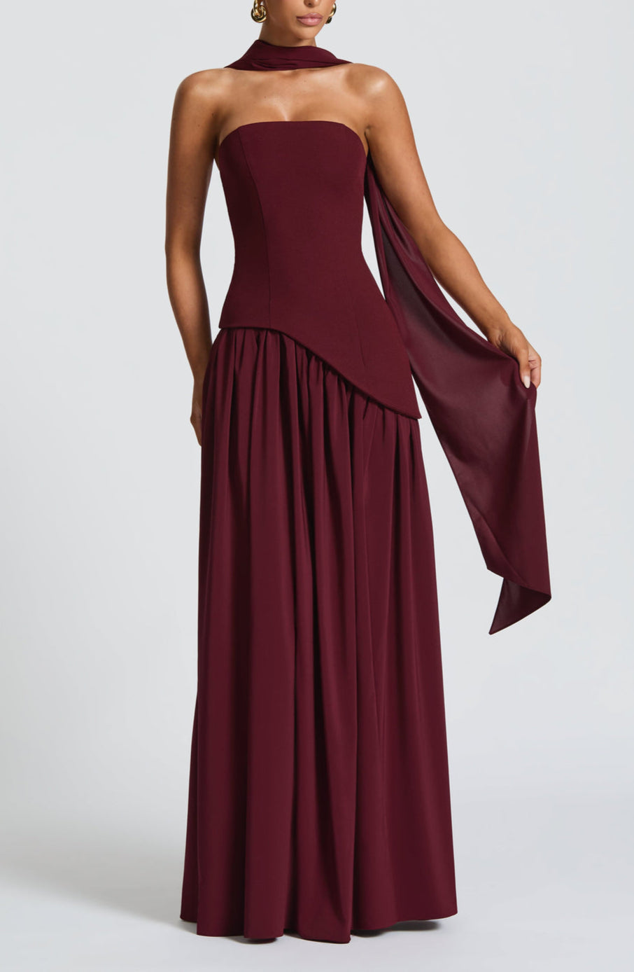 Malana Off shoulder Maxi Dress