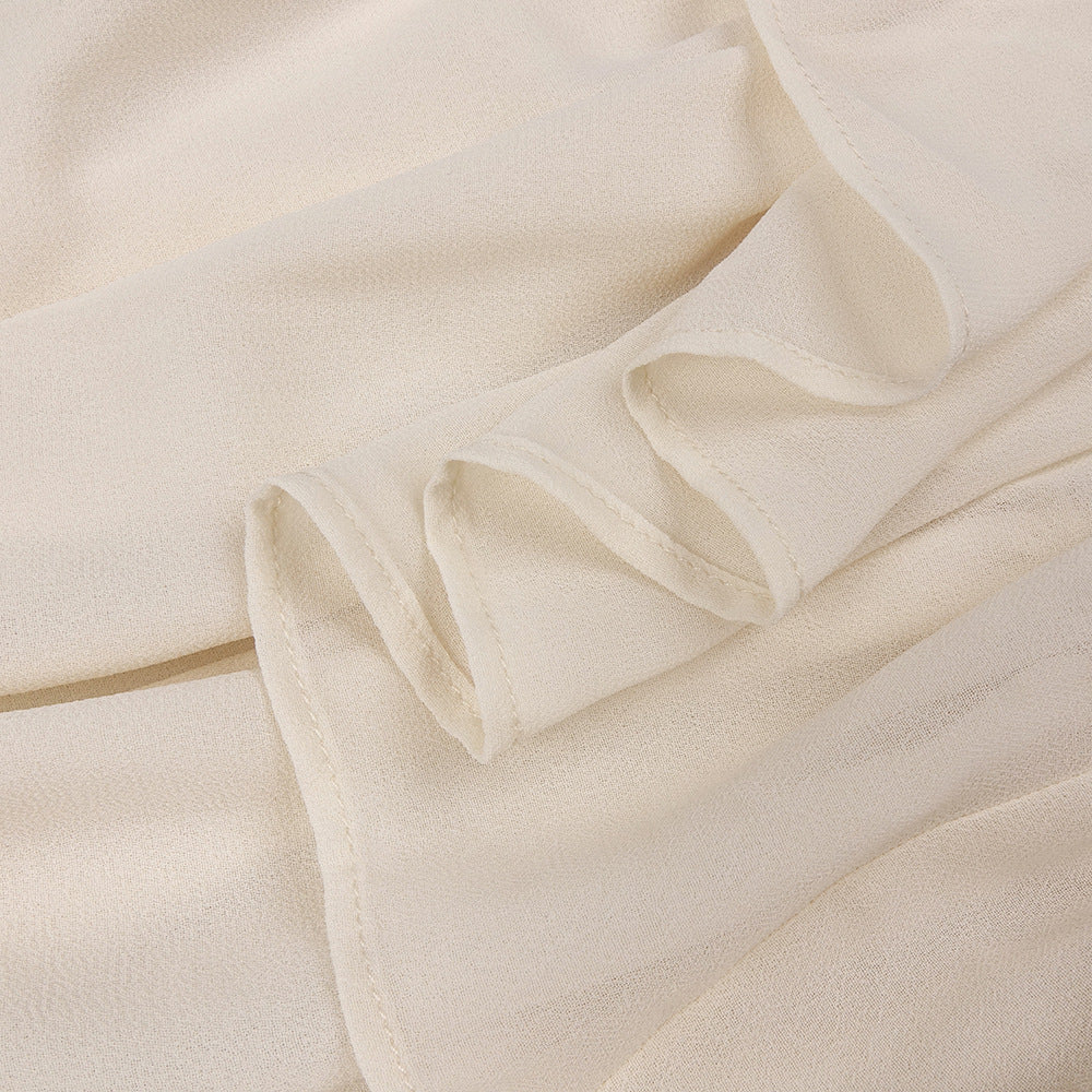 Elegant Corset Strapless Chiffon Retro Style Dress