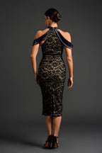 Alyia Evening Party Black Dress