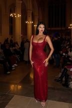 ALLURE SPARKLE MAXI DRESS