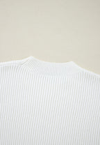 Heart Sequin Round Neck Long Sleeve Sweater Trendsi