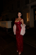 ALLURE SPARKLE MAXI DRESS