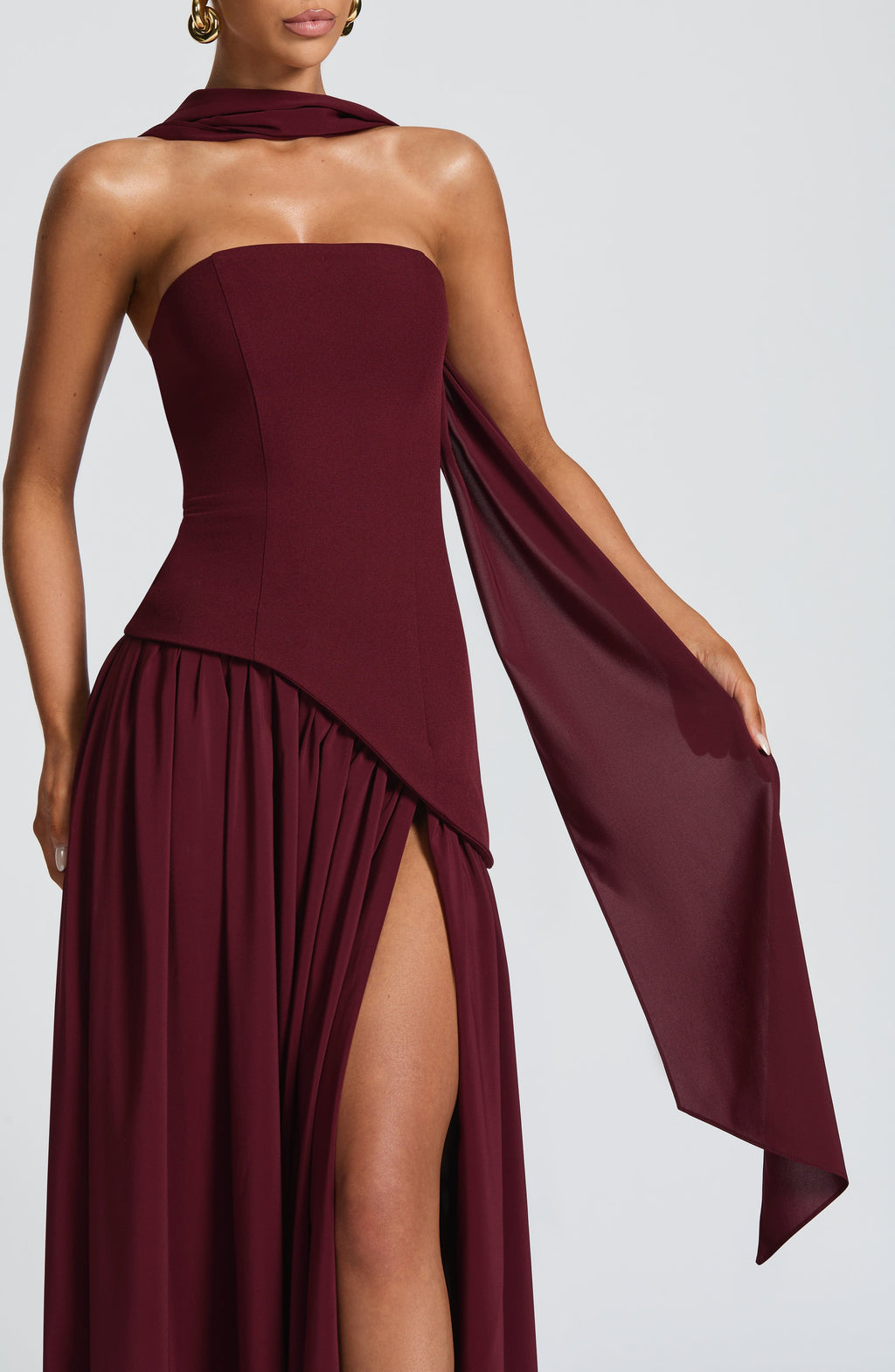 Malana Off shoulder Maxi Dress