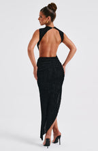 ALESA MIDI BACKLESS DRESS
