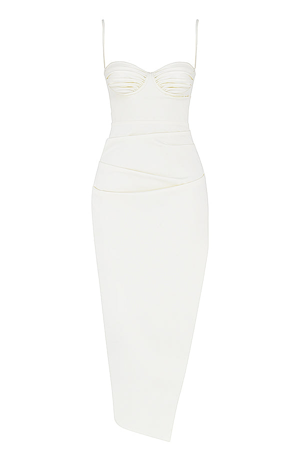 jagger and stone christy midi dress Jagger and stone Christy Midi dress in white, size