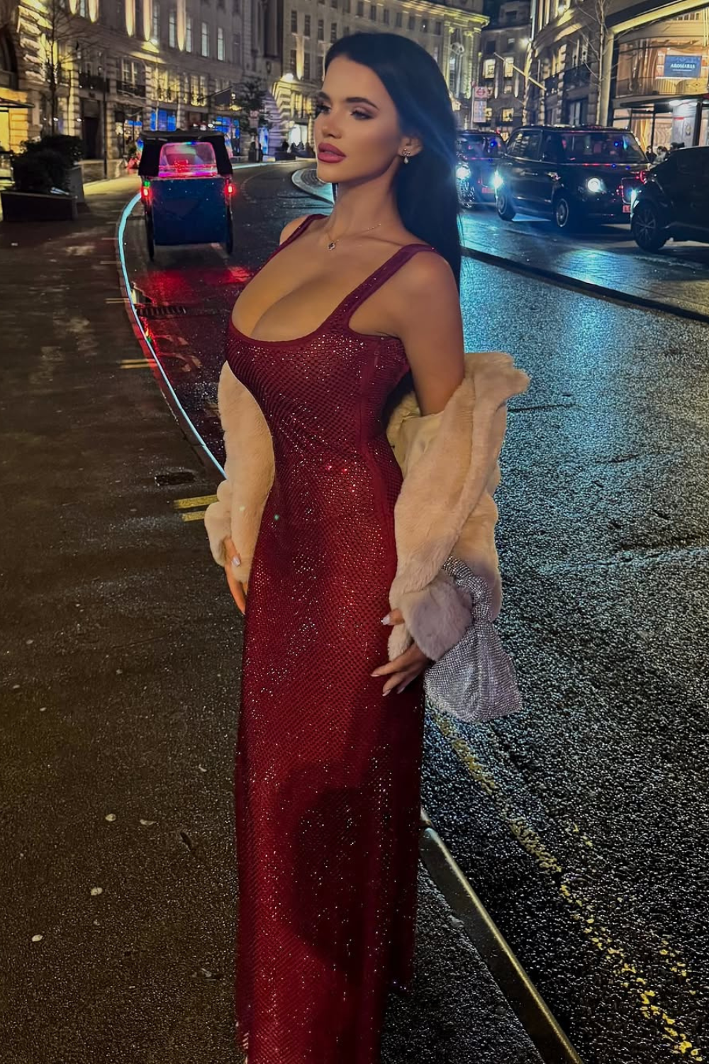 ALLURE SPARKLE MAXI DRESS