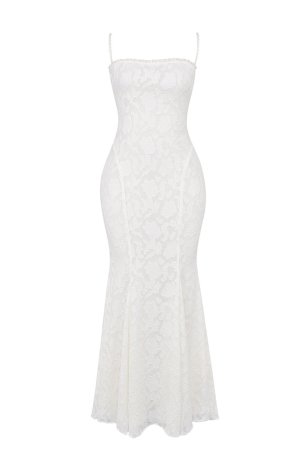 Alyia Elegant Maxi Dress-White