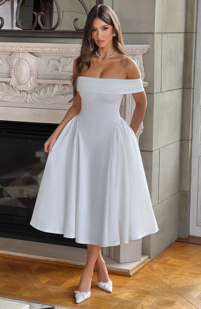 Mesha Elegant Midi Dress