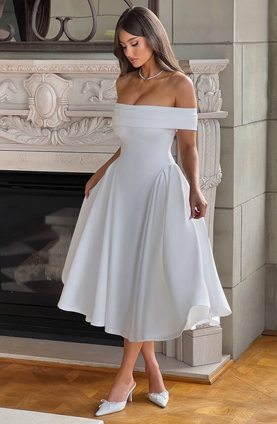 Mesha Elegant Midi Dress