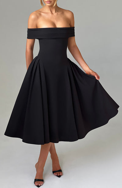 Mesha Elegant Midi Dress