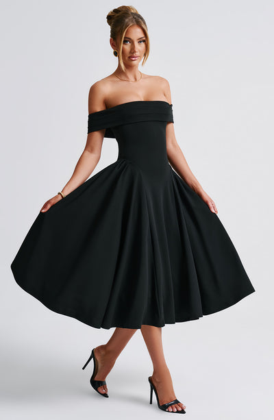 Mesha Elegant Midi Dress