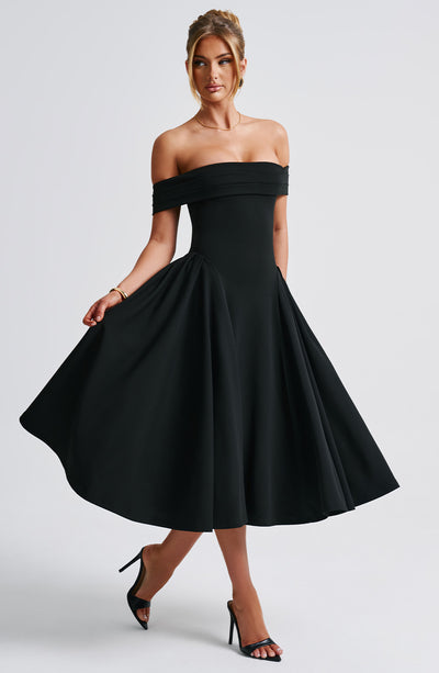 Mesha Elegant Midi Dress