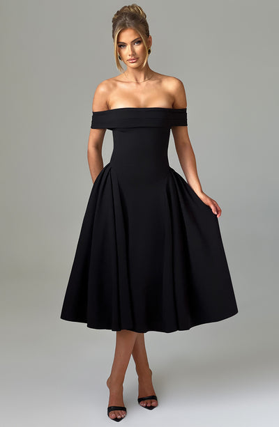 Mesha Elegant Midi Dress