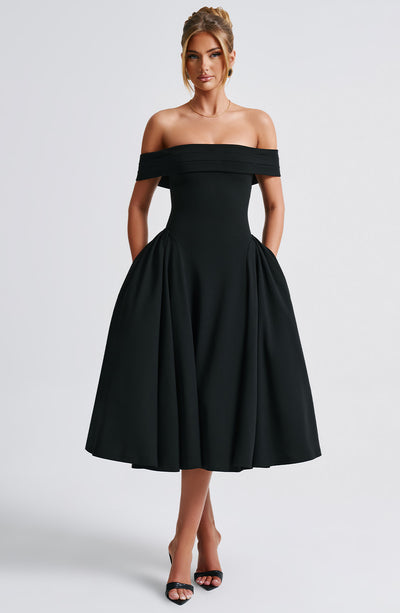 Mesha Elegant Midi Dress