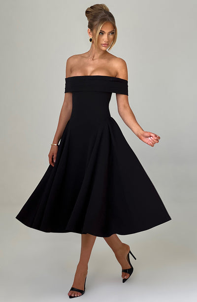 Mesha Elegant Midi Dress