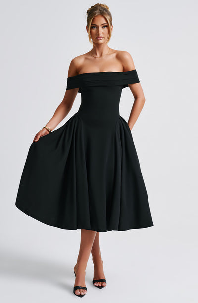 Mesha Elegant Midi Dress