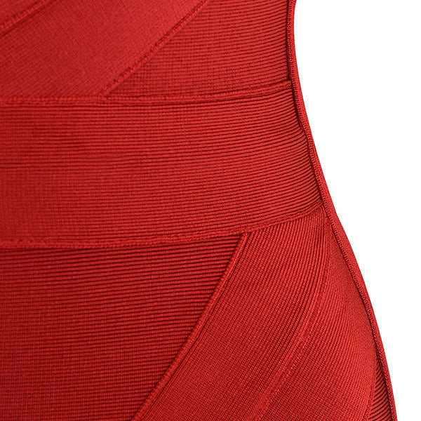 Strapless shoulder tight dress Aclosy