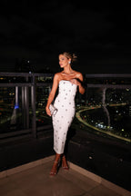 Tara Elegant Bandage Sparkle Party Dress