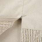 Linen High-Waisted Backless Patchwork Pocket Dress