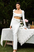 ALANA CUTOUT WHITE BANDAGE DRESS