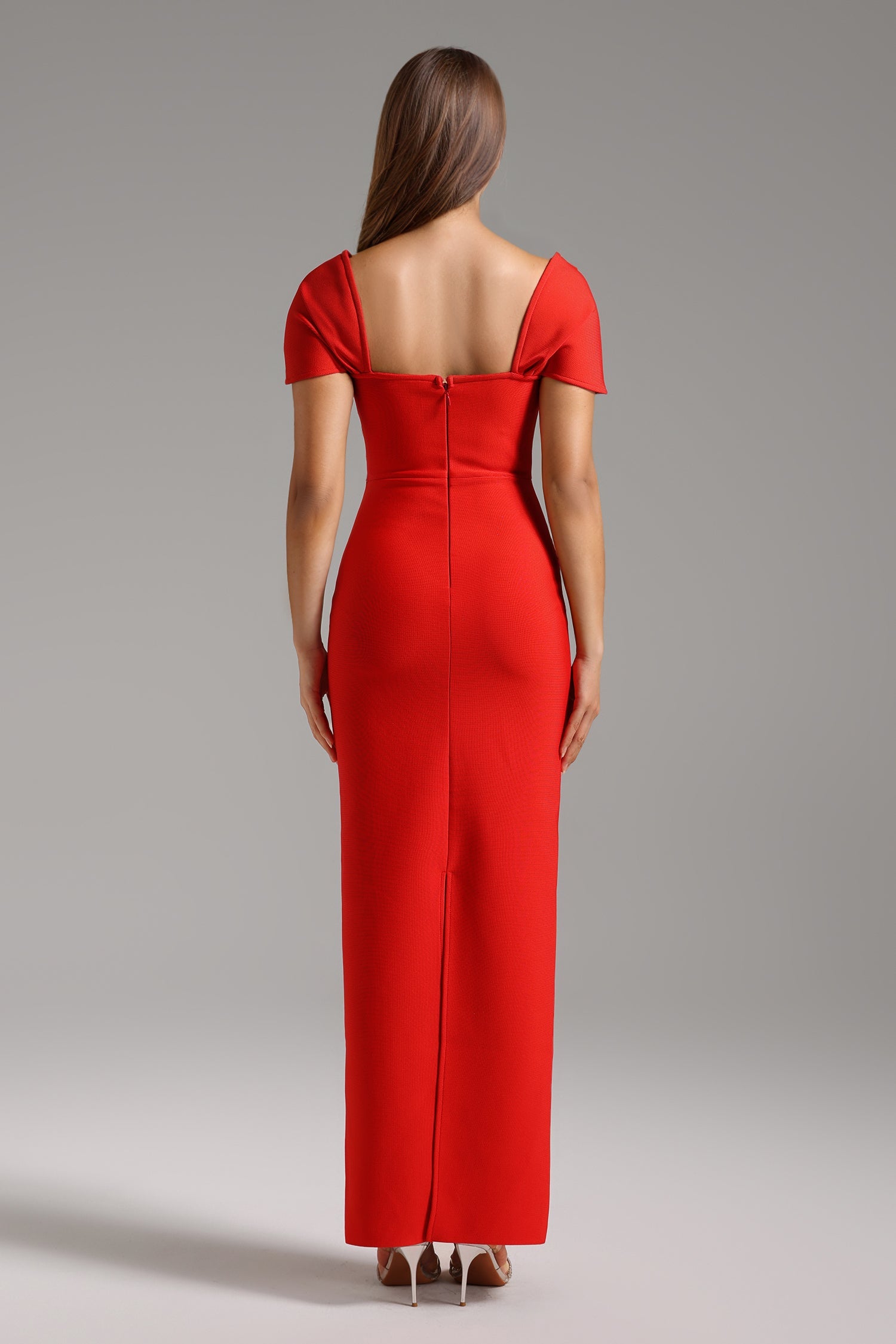 Allure Diamond Maxi Red Dress (Copy) Aclosy
